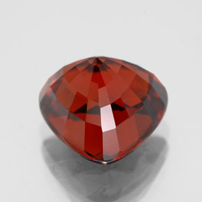 5.57캐럿 천연 오렌지 레드 스페사르타이트 가넷, 트릴리언, 10.2×10.2 mm, VVS