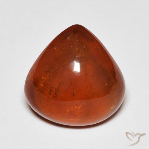 8.27캐럿 오렌지 스페사르타이트 가넷, 모잠비크산 배 컷 12.3 x 12mm, Photo A