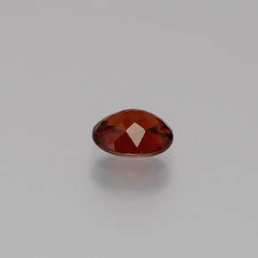 0.84캐럿 천연 레드 오렌지 스페사르타이트 가넷, 타원형 컷, 6.1×5 mm, VS