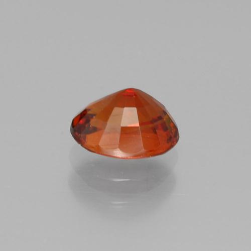 1.22캐럿 천연 밝은 빨간색 스페사르타이트 가넷, 타원형 컷, 6.6×5.4 mm, VVS-VS