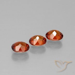 1.68캐럿 천연 다크 오렌지 스페사르타이트 원사 보석, 타원형 컷, VS
