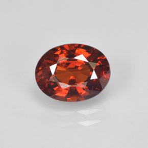 1.82캐럿 천연 미디엄 레드 스페사르타이트 가넷, 타원형 컷, 8×6.2 mm, VS
