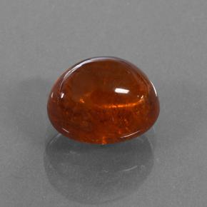 4.16캐럿 천연 딥 오렌지 스페사르타이트 가넷, 타원형 컷, 8.8×6.9 mm, 투명한