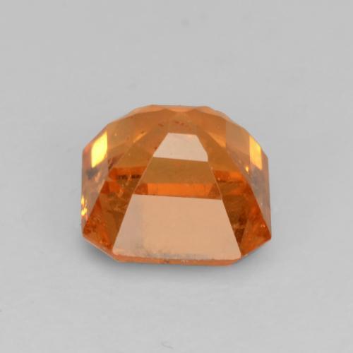 0.95캐럿 천연 앰버 오렌지 스페사르타이트 가넷, 에메랄드 컷, 5.1×5 mm, VS-SI