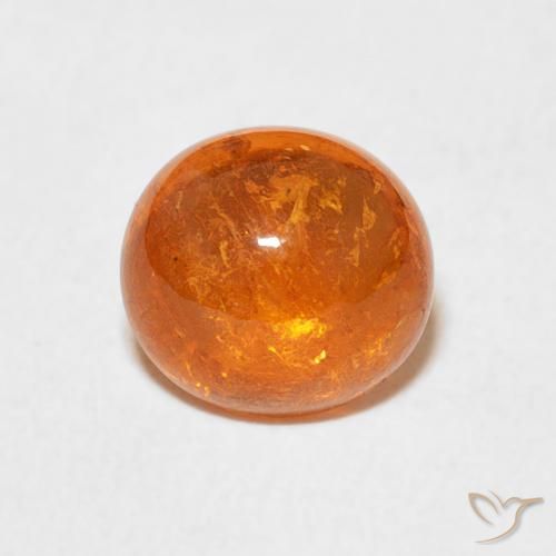 2.63ct 자연스러운 미디엄 오렌지 스페사르타이트 원사, 타원형, 투명한