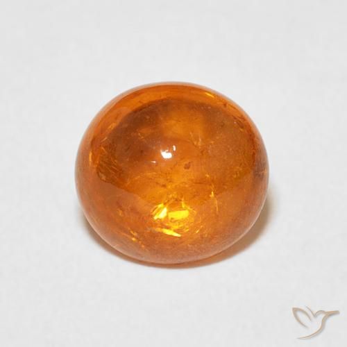 2.48ct 자연스러운 미디엄 오렌지 스페사르타이트 원사, 타원형, 투명한