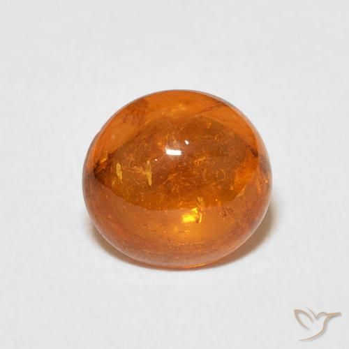 2.10ct 자연스러운 파이어 오렌지 스페사르타이트 원사, 타원형, 투명한