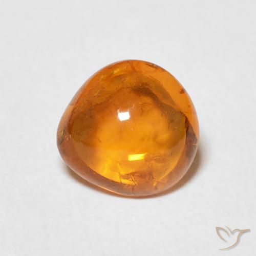 1.70ct 자연스러운 붉은 오렌지 스페사르타이트 원사, 배 모양, 투명한