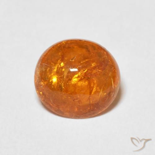 2.53ct 자연스러운 앰버 오렌지 스페사르타이트 원사, 타원형, 투명한