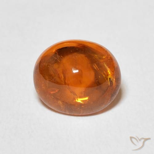 2.59ct 자연스러운 미디엄 오렌지 스페사르타이트 원사, 타원형, 투명한