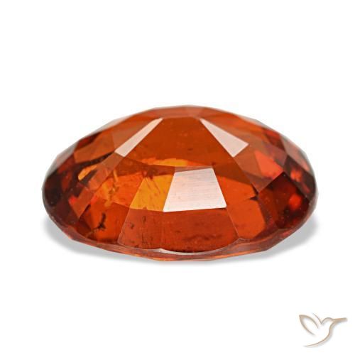3.55캐럿 천연 캔디 레드 스페사르타이트 가넷, 타원형 컷, 9.9×8 mm, VS