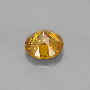 0.67캐럿 천연 멀티컬러 스팔레라이트, 라운드 컷, 5.26 mm, VS-SI