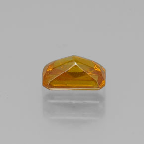0.59캐럿 천연 골든 옐로우 스팔레라이트, 에메랄드 컷, 5.6×3.4 mm, VS-SI