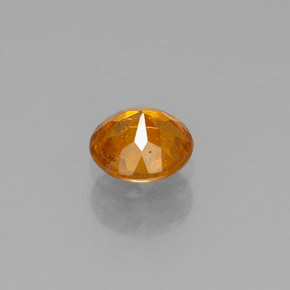 0.45캐럿 천연 골든 옐로우 스팔레라이트, 라운드 컷, 4.64 mm, VS-SI