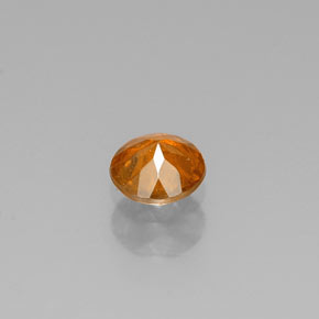 0.32캐럿 천연 골든 옐로우 스팔레라이트, 라운드 컷, 4.24 mm, SI