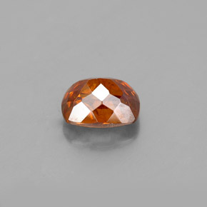 1.50캐럿 천연 붉은빛 오렌지 스팔레라이트, 쿠션 컷, 6.9×5.5 mm, SI