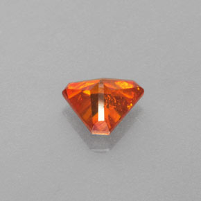 1.01캐럿 천연 오렌지 스팔레라이트, 멋진 모양, 6.1×5.8 mm, VS