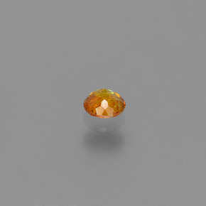 0.20캐럿 천연 골든 옐로우 스팔레라이트, 라운드 컷, 3.42 mm, VS