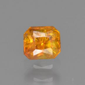 0.35캐럿 천연 골든 옐로우 스팔레라이트, 에메랄드 컷, 4×3.5 mm, VS-SI