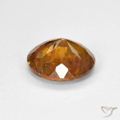 2.55캐럿 천연 Medium Dark-Orange 섬아연석, 둥근, I1