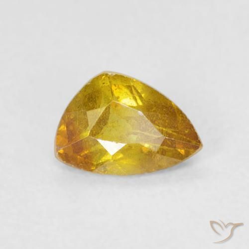 0.55ct 자연스러운 황금색 섬아연석, 팬시한, SI