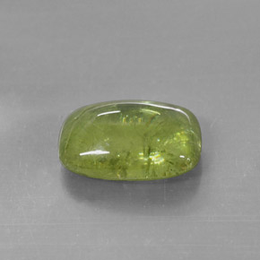 6.15캐럿 천연 그린 스펜(티타나이트), 투명한, 12.8×9.1 mm, 투명/반투명