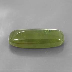 16.14캐럿 천연 그린 스펜(티타나이트), 투명한, 23.6×10.1 mm, 투명/반투명
