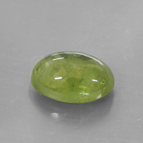 5.68캐럿 천연 그린 스펜(티타나이트), 투명한, 12×9.1 mm, 투명/반투명