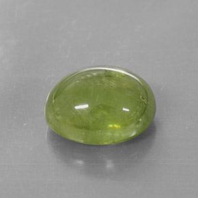 8.07캐럿 천연 그린 스펜(티타나이트), 투명한, 12.5×10.5 mm, 투명/반투명