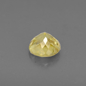0.45캐럿 천연 골든 스펜(티타나이트), 라운드 컷, 4.57 mm, VVS-VS