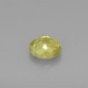 0.40캐럿 천연 녹빛 골든 스펜(티타나이트), 라운드 컷, 4.61 mm, VVS