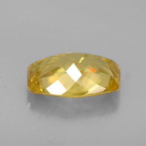1.66캐럿 천연 골든 스펜(티타나이트), 멋진 모양, 8.8×6.4 mm, VS-SI