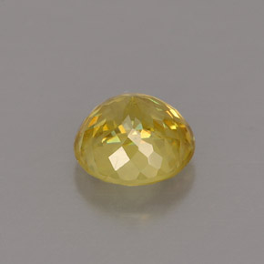 0.80캐럿 천연 골든 스펜(티타나이트), 라운드 컷, 5.50 mm, VVS-VS