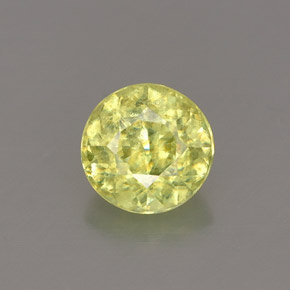 0.76캐럿 천연 멀티컬러 스펜(티타나이트), 라운드 컷, 5.46 mm, VS