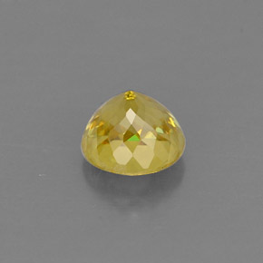 0.73캐럿 천연 골든 스펜(티타나이트), 라운드 컷, 5.11 mm, VVS-VS