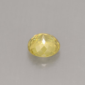 0.50캐럿 천연 골든 옐로우 스펜(티타나이트), 라운드 컷, 4.85 mm, VS-SI