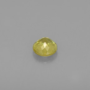 0.48캐럿 천연 골든 그린 스펜(티타나이트), 라운드 컷, 4.79 mm, VS