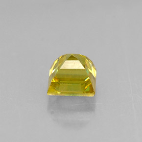 0.35캐럿 천연 녹빛 골든 스펜(티타나이트), 스퀘어, 3.5×3.5 mm, VS