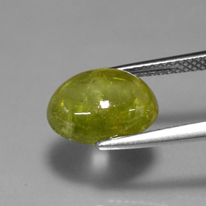 4.30캐럿 천연 그린 스펜(티타나이트), 투명한, 11×8.8 mm, 투명/반투명