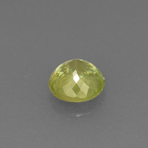 0.44캐럿 천연 노란빛 그린 스펜(티타나이트), 라운드 컷, 4.50 mm, VVS-VS
