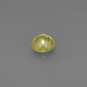 0.46캐럿 천연 골든 그린 스펜(티타나이트), 라운드 컷, 4.59 mm, VS