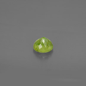 1.45캐럿 천연 노란빛 그린 스펜(티타나이트), 라운드 컷, 6.61 mm, SI