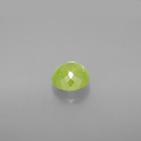 1.20캐럿 천연 노란빛 그린 스펜(티타나이트), 라운드 컷, 6.34 mm, SI