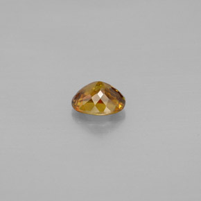 1.29캐럿 천연 멀티컬러 스펜(티타나이트), 타원형 컷, 7.1×5.7 mm, VS
