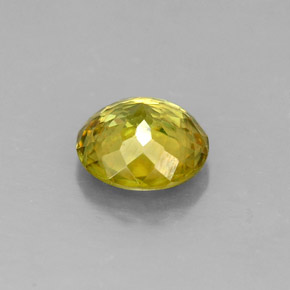 0.86캐럿 천연 멀티컬러 스펜(티타나이트), 라운드 컷, 6.03 mm, VS