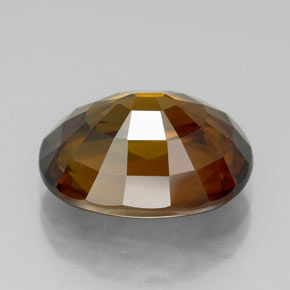 7.00캐럿 천연 멀티컬러 스펜(티타나이트), 타원형 컷, 13.4×10.2 mm, VVS