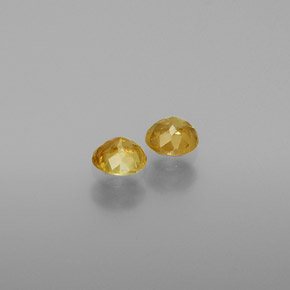 캐럿 천연 녹빛 골든 스펜(티타나이트) 보석, 라운드 컷, 3.87 mm, VS-SI