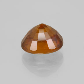4.56캐럿 천연 골든 옐로우 스펜(티타나이트), 타원형 컷, 10.3×8.8 mm, SI