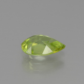 1.33캐럿 천연 골든 그린 스펜(티타나이트), 배 모양, 8.9×6 mm, VS