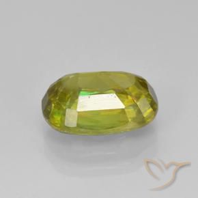 2.70캐럿 천연 따뜻한 포레스트 그린 스펜(티타나이트), 타원형 컷, 9.7×7.2 mm, VS